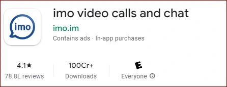 Imo free Video Calling App online 