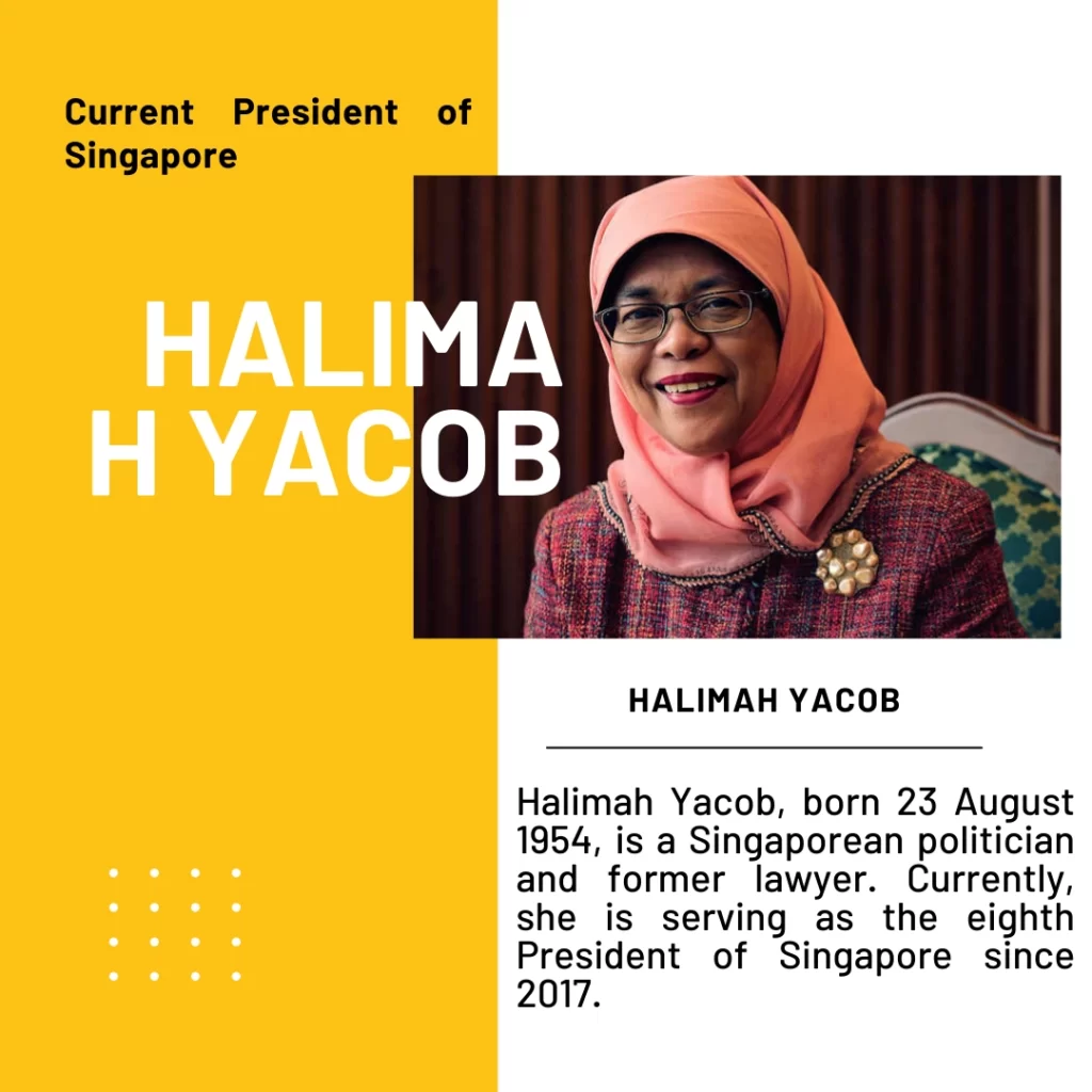 Current President of Singapore सिंगापुर के वर्तमान राष्ट्रपति