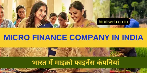 All micro finance company list in india माइक्रो फाइनेंस कंपनी लिस्ट top 10 microfinance company list in india 